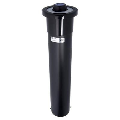San Jamar C2210C Cup Dispenser, Drop In, All Cup Types, Black