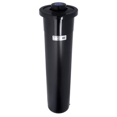 San Jamar C2410CBK Cup Dispenser, Drop In, All Cup Types, Black