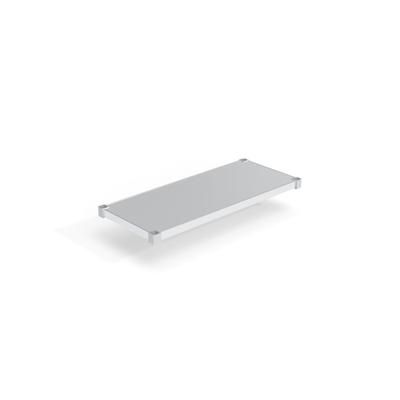 New Age 1842S Aluminum Solid Shelf - 42"W x 18"D, Silver