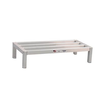 New Age 2017 36" Stationary Dunnage Rack w/ 3000 lb Capacity, Aluminum, 3, 000-lb. Capacity, All-Welded Aluminum, Silver