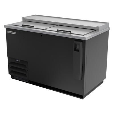 Beverage-Air DW49HC-B-29 50" Frosty Brew Forced Air Bottle Cooler - Holds (126) 12 oz Bottles, 115v, Black