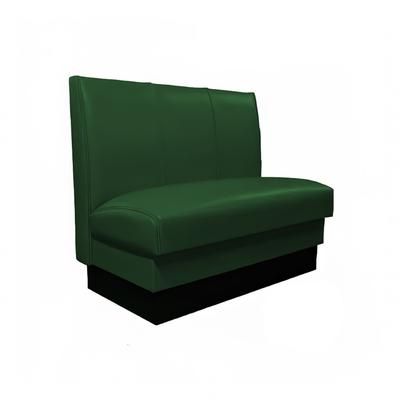 Vitro MD-3000-DBL DKGR Double Restaurant Booth - 3 Panels, Fully Upholstered, 36" x 44", Dark Green