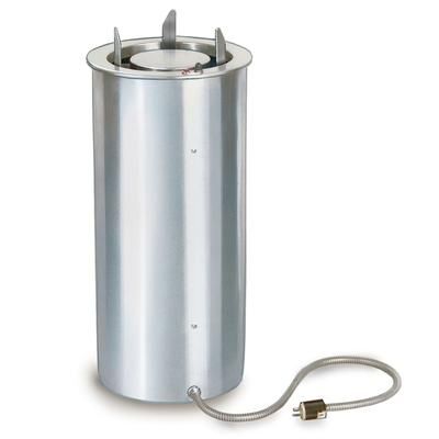 Lakeside 194425 208 17 1/16" Heated Drop In Dish Dispenser - ADA, Stainless, 208v/1ph, Silver