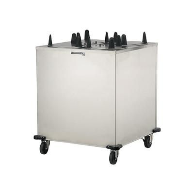 Lakeside 6408 32" Heated Mobile Dish Dispenser w/ 4 Columns - Stainless, 120v, Silver