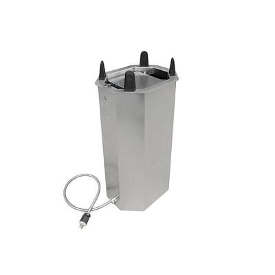 Lakeside V6014 18" Heated Drop In Dish Dispenser for Oval Platters - Stainless, 120v, Silver