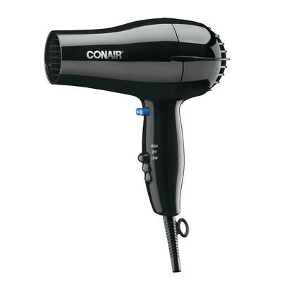 Conair Hospitality 047BW Compact Hair Dryer w/ Cool Shot Button - 2 Heat/Speed Settings, Black