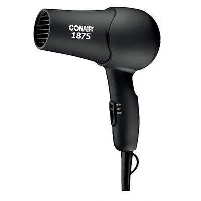 Conair Hospitality 152B Compact Hair Dryer - 2 Heat/Speed Settings, Black, 1875 W