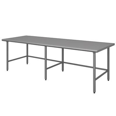 Advance Tabco TAG-3012 144" 16 ga Work Table w/ 430 Series Stainless Steel Flat Top