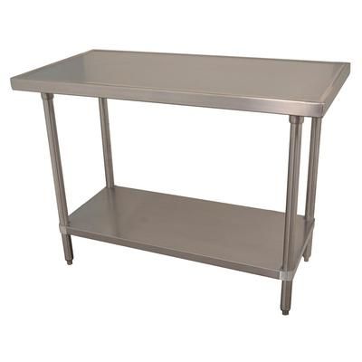 Advance Tabco VSS-363 36" 14 ga Work Table w/ Undershelf & 304 Series Stainless Steel Flat Top