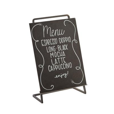 Cal-Mil 3919-811-84 Rectangular Write On Sign, 8" x 2 1/2" x 8 3/4", Bronze, Black