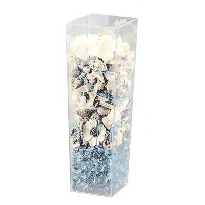 Cal-Mil 879-16 Durable Square Accent Tower w/ 4" Base & 5" Top, 16" High