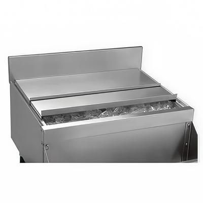 Advance Tabco PRA-SSC-24 Sliding Cover for 24" Ice Bin, 19" Series, Stainless Steel