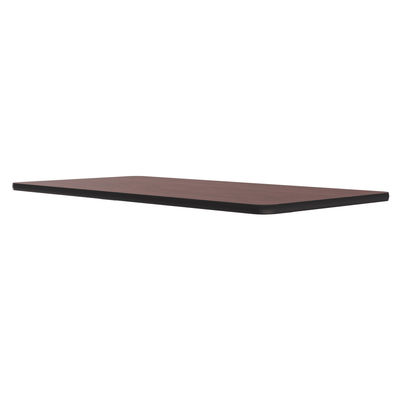 Correll CT3060-20-09 Cafe Breakroom Table Top, 1 1/4" High Pressure, 30 x 60", Mahogany, Red, 1.25 in