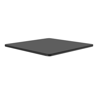 Correll CT30S-07-09 30" Square Cafe Breakroom Table Top, 1 1/4" High Pressure, Black Granite, 1.25 in