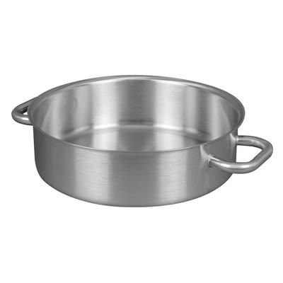 Matfer Bourgeat 697040 17 qt Stainless Steel Braising Pot, Silver