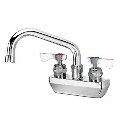 Krowne 14-406L-L-E3 Wall Mount Faucet w/ 6" Swing Spout & Lever Handles - 4" Centers, 1.0 GPM