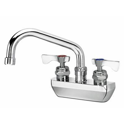 Krowne 14-406L-L-H3 Wall Mount Faucet w/ 6" Swing Spout & Lever Handles - 4" Centers, 1.0 GPM