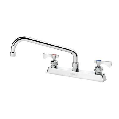 Krowne 15-510L-L-G3 Deck Mount Faucet w/ 10" Swing Spout & Lever Handles - 8" Centers, 1.0 GPM