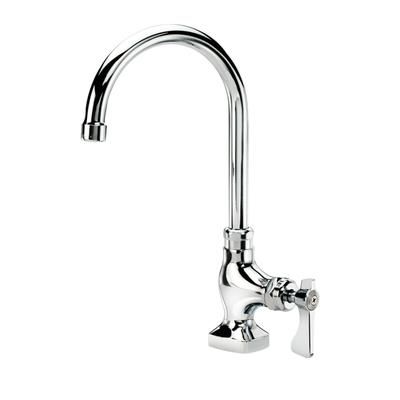 Krowne 16-203L Deck Mount Pantry Faucet w/ 6" Gooseneck Nozzle, Anti Backflow Valve