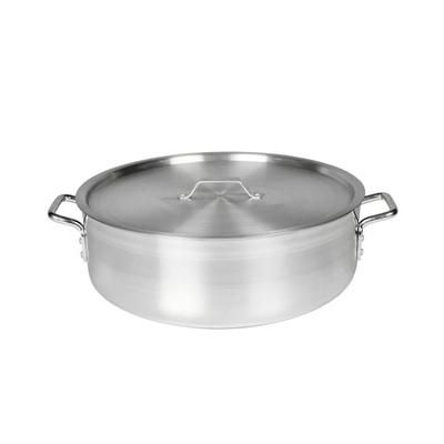 Thunder Group ALSKBP008 40 qt Aluminum Braising Pot, Silver