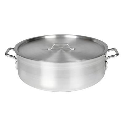 Thunder Group ALSKBP008 40 qt Aluminum Braising Pot, Silver