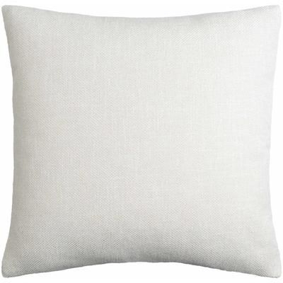 Reijo 20" Square Modern Off White/Light Silver/Silver Gray Throw Pillow - Boutique Rugs