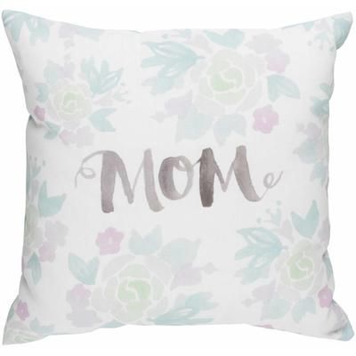 Ravza 18" Square Cottage Off White/Light Silver/Ivory Outdoor Throw Pillow - Boutique Rugs