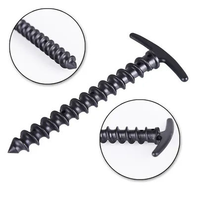 1/5pcs/Pack Outdoor Camping Tent Pegs Ground Nails Screw Anchor Stakes Pegs Hiking Tent Stakes Pins Tent Accessories