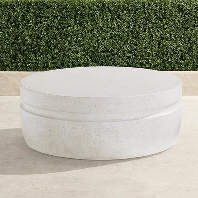 Outdoor Corbyn Accent Stool - Outdoor Furniture - Frontgate