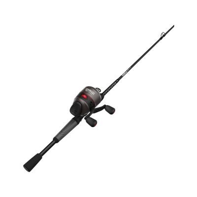 Zebco 33 Rhino Max Spincast Reel and Rod Combo 6ft 6in 2-PC Durable Fiberglass Rod w/ ComfortGrip Handle QuickSet Anti-Reverse Reel w/ Bite Alert