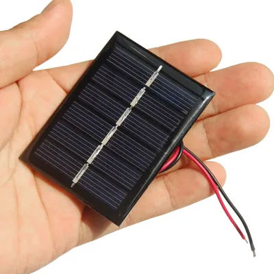 0.3W 3V pannello solare caricabatteria solare Kit banca di energia solare fai da te caricabatteria per cellulare con cavo uso di emergenza