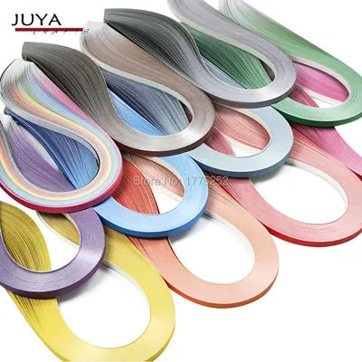 JUYA Gradient Paper Quilling, QP388.Each strip from white to dark color,390 mm length,10 colors available, 4 width could choose.