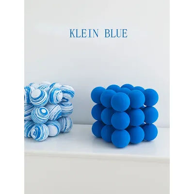 Klein Blue Ball Popular Photo Props Decoration Geometric Home Living Room Creative Photography Ornaments Accessories