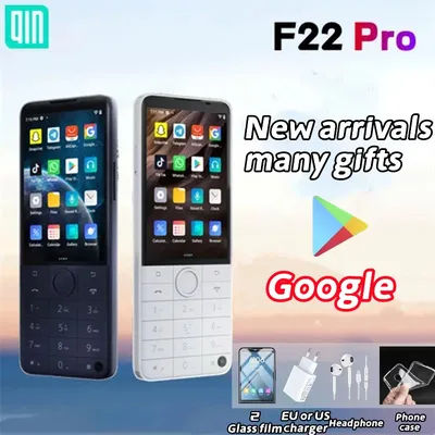 Qin F22 Pro Google Version Duoqin MTK Helio G85 Wifi 3.54 Inch Octa Core Bluetooth 5.0 640*960 Touch Screen Phone