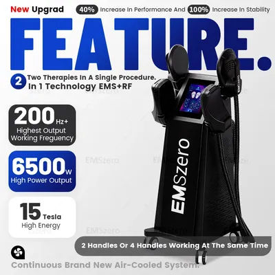 Best Selling Nova EMSzero Neo 6500W High Power 4 RF Handles Hi-emt Body Sculpt EMS Body Muscle Stimulate Machine