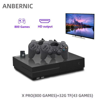 ANBERNIC XPRO Video Game Console 64Bit TV HDMI-compatible 800 Family Game X Pro Retro Video Game Player 32G TF 43 Games