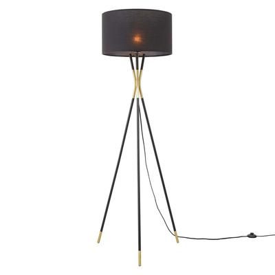 Audrey Standing Floor Lamp - East End Imports EEI-5304-BLK-BLK