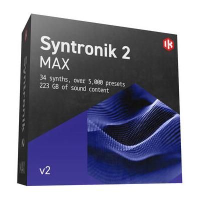 IK Multimedia Syntronik 2 MAX Synth Bundle w/34 Synths/223GB - V2 UPGRADE SY-MAX2V2-DDC-IN
