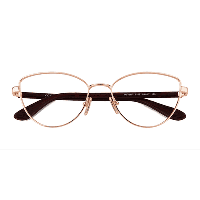 Female s horn Rose Gold Metal Prescription eyeglasses - Eyebuydirect s Vogue Eyewear VO4285