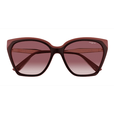 Female s horn Red Purple Metal,Plastic Prescription sunglasses - Eyebuydirect s Vogue Eyewear VO5521S
