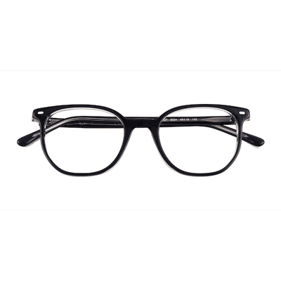 Unisex s horn Transparent Dark Blue Acetate Prescription eyeglasses - Eyebuydirect s Ray-Ban RB5397 Elliot
