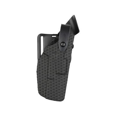 Safariland 7360 7TS ALS/SLS Mid-Ride Level III Glock Duty Holster Glock 17/22 TRL-7 Right Basketweave Black 7360-8327-482