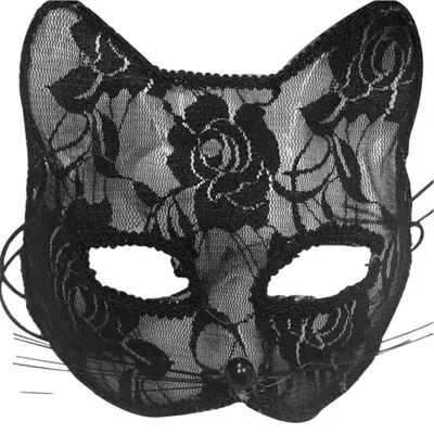 Sexy noir femmes dentelle renard chat visage oeil couverture noël Halloween fête boîte de nuit spectacles danse jeu de rôle accessoire Cosplay masque