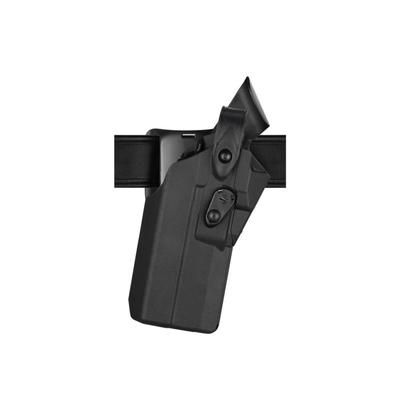 Safariland 7360RDS 7TS ALS/SLS Mid-Ride Level III Retention Duty Holsters H&K VP9 w/TLR7 Left STX Plain Black 7360RDS-59327-412