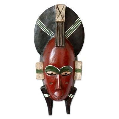 'Senufo Proposal' - Hand Crafted African Malian Wood Mask