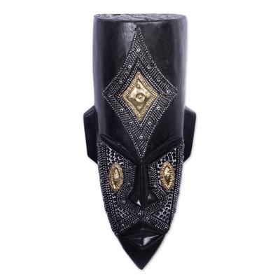 Ghanaian True Legend,'African Decorative Wood Mask for Wall Made in Ghana'