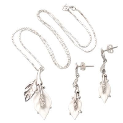 Garden of Peace,'World Peace Symbolic Jewelry Set Handmade Bali'
