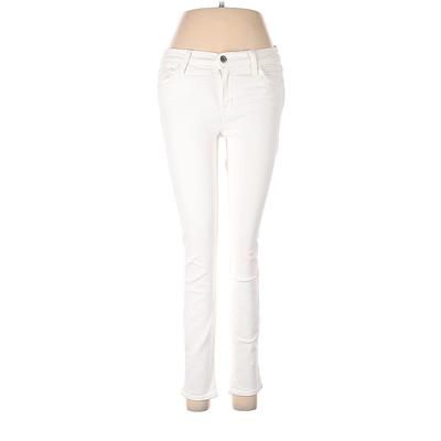 J Brand Jeans - Mid/Reg Rise: Ivory Bottoms - Women's Size 28