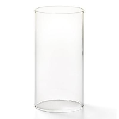Hollowick 73C Tall Cylinder Globe, 4 19/30 x 2 7/16", Glass, Clear