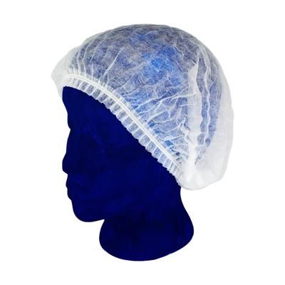 Handgards 305111224 21" Neatgards Bouffant Cap - Non Woven, White, Non-woven Material, Case of 500